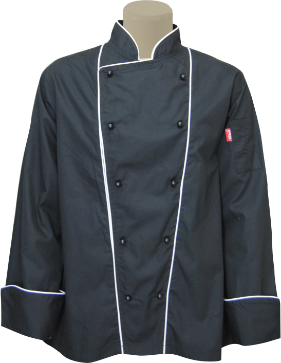 Unisex Executive Chef Jacket: Double Front Long Sleeve