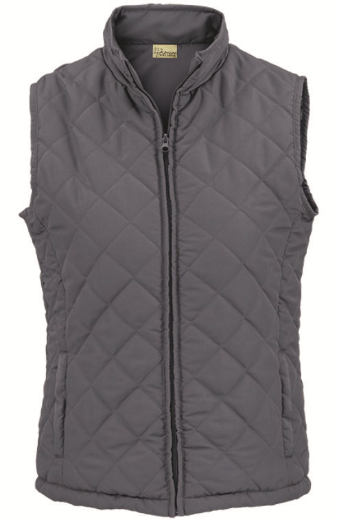 Ladies Diamond Quilted Body Warmer: Long Sleeve