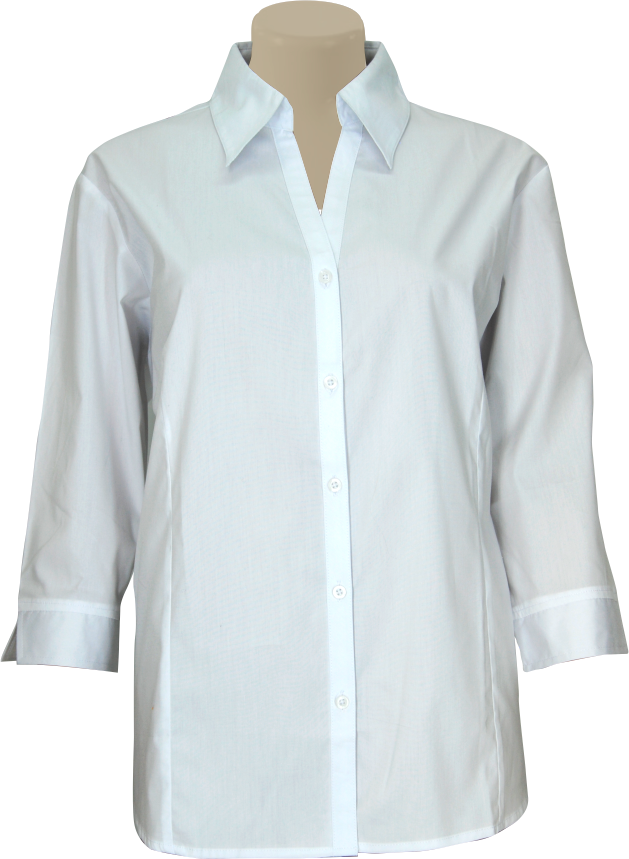 Ladies' Classic Shirt: ¾ Sleeve