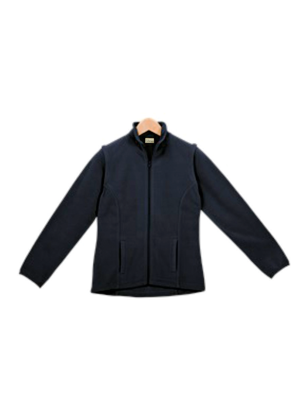 Ladies' Micro Fleece Front Zip Jacket: Long Sleeve