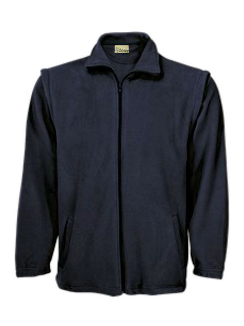 Men's Micro Fleece Front Zip Jacket: Long Sleeve