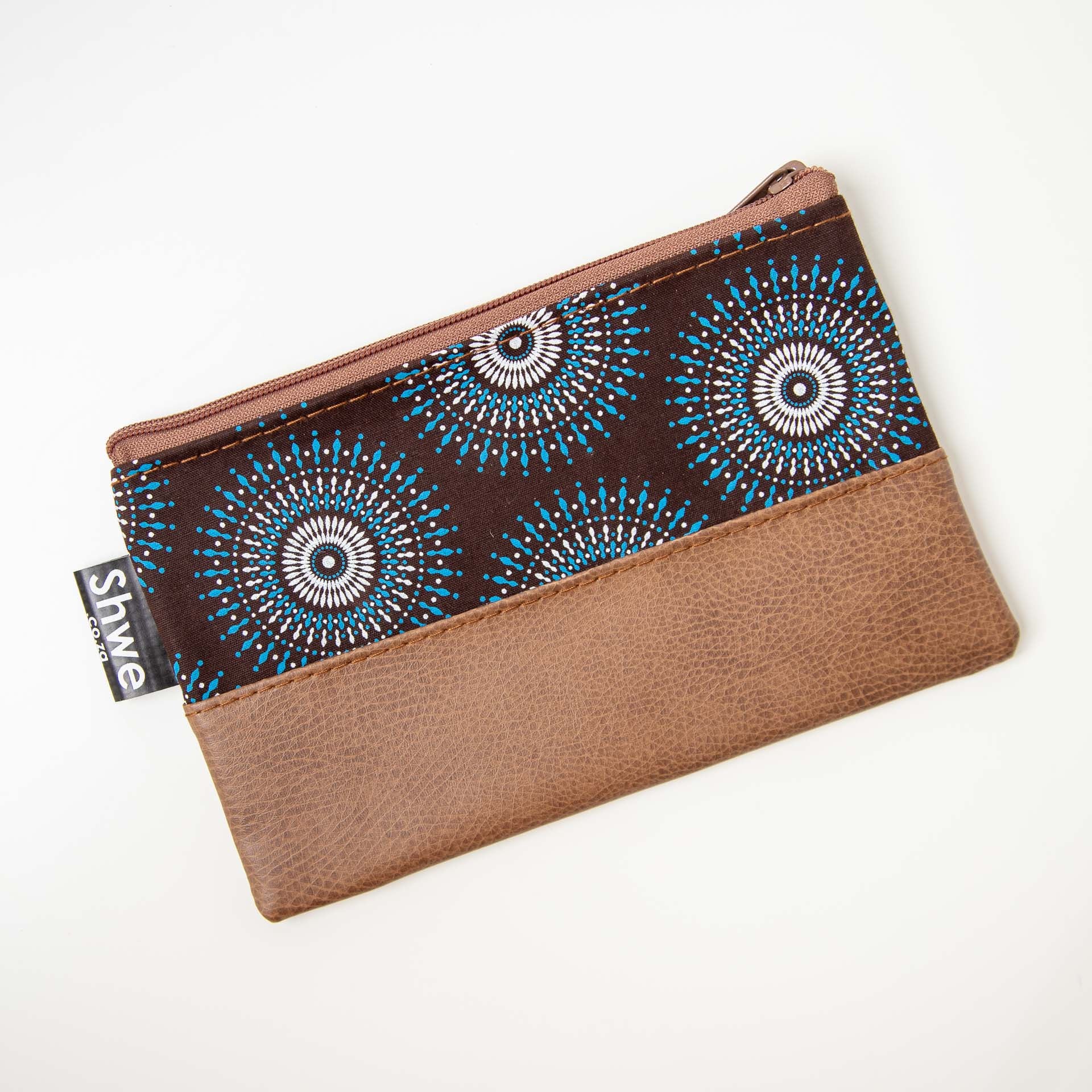 Unisex Shwe Leather Look Clutch