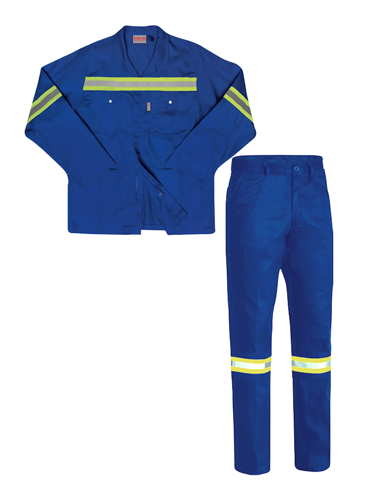 Men's Reflective Conti Suit: With Lime & Silver Tape